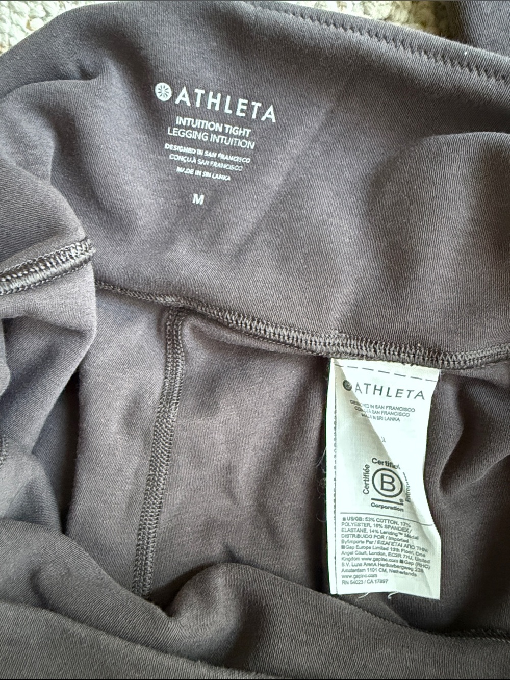 Athleta Intuition Tight Legging - Picture 2 of 4